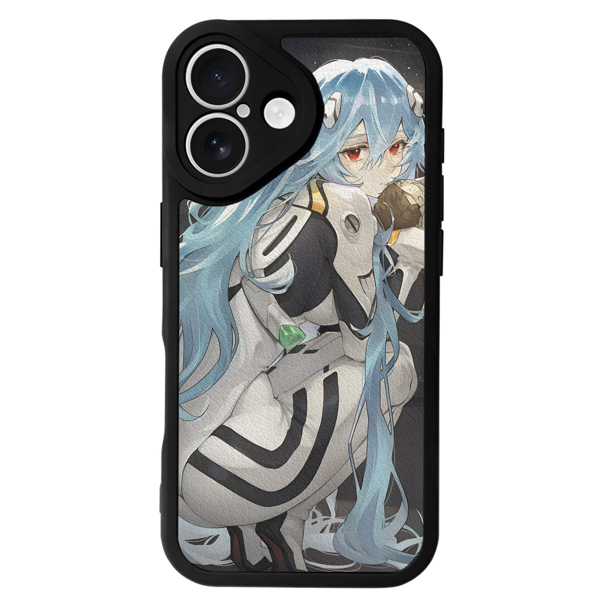 （画像用） EVA 新世紀エヴァンゲリオン 【iPhone 16シリーズ対応】シリコンスマホケース（レザー調） 材質：シリコン